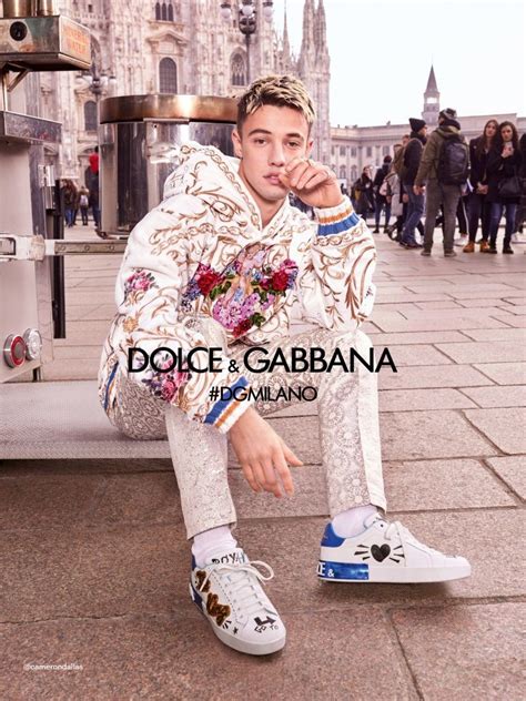 cameron dallas dolce gabbana 2018|dolce and gabbana fashion show.